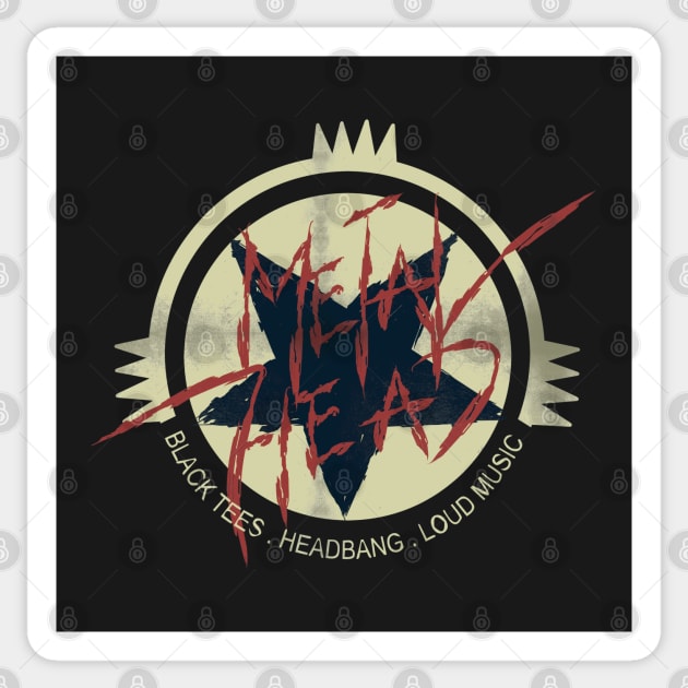 Classy Metalhead Sticker by Kaijester